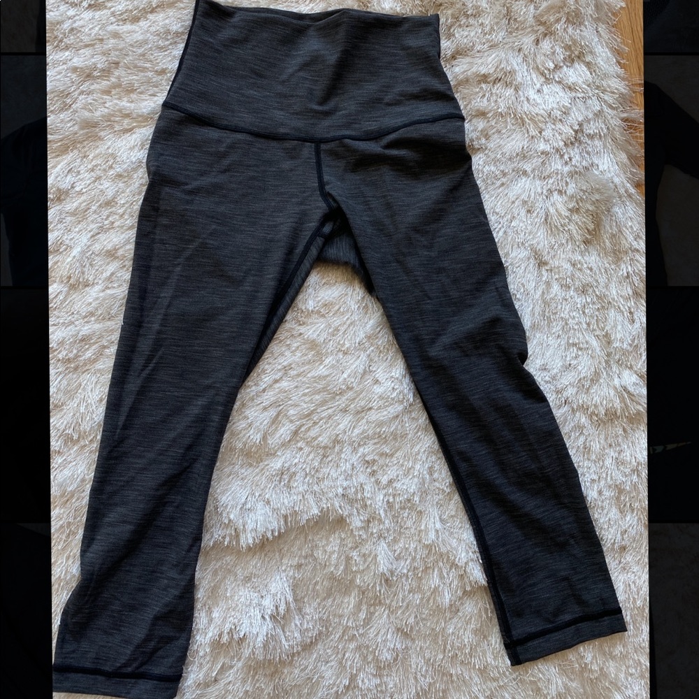Gray lululemon leggings size 4/6